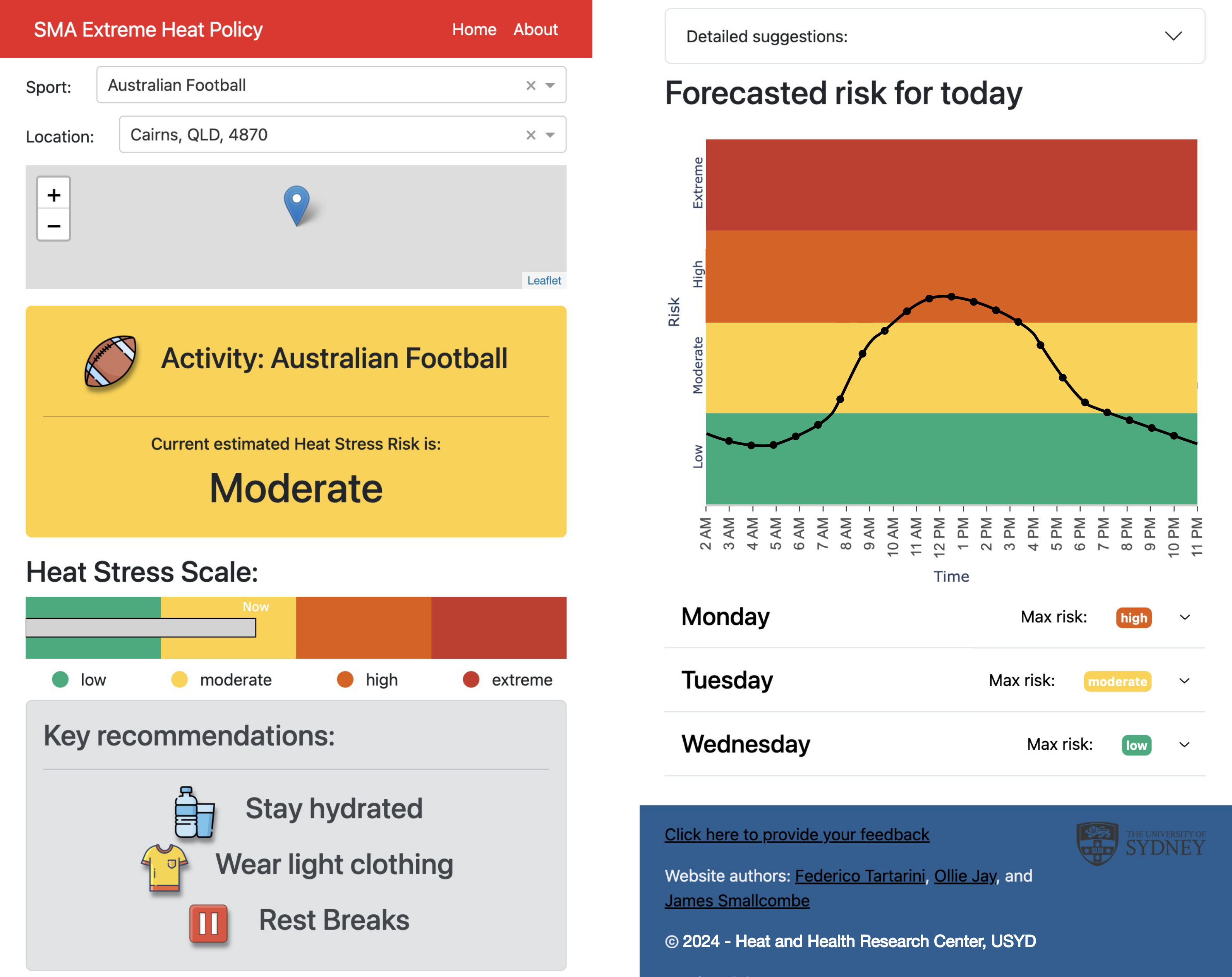 SMA Extreme Heat Policy